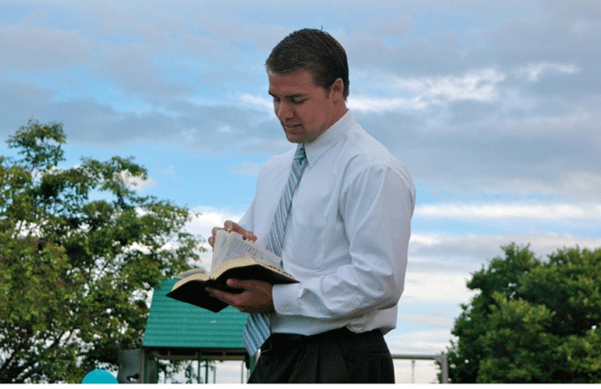 After his freshman year at BYU, Spencer Hadley spent two years serving on a mission in which he helped people try to overcome their mistakes.